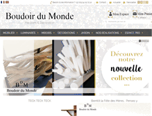 Tablet Screenshot of boudoirdumonde.com